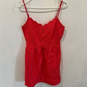 J. Crew Lined Cotton Dress with pockets